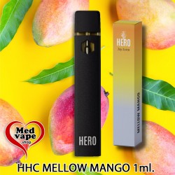 HHC MELLOW MANGO 1ml - HERO MEDVAPE NORGE